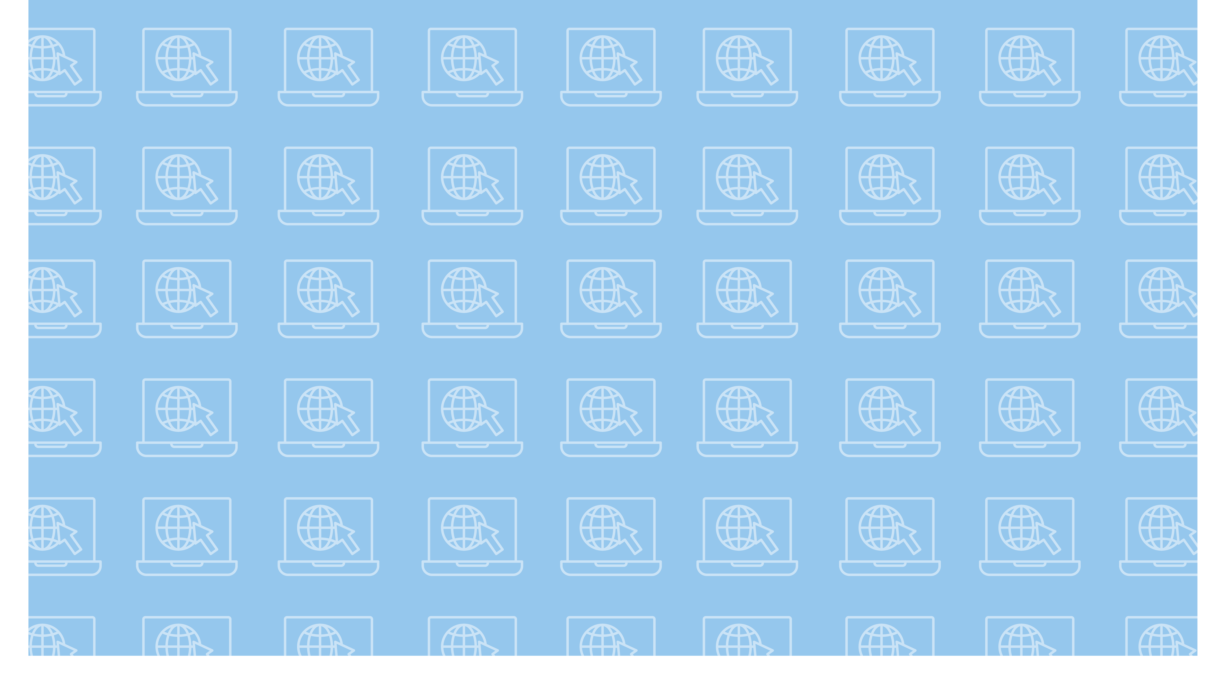Illustration of a laptop with a globe icon
