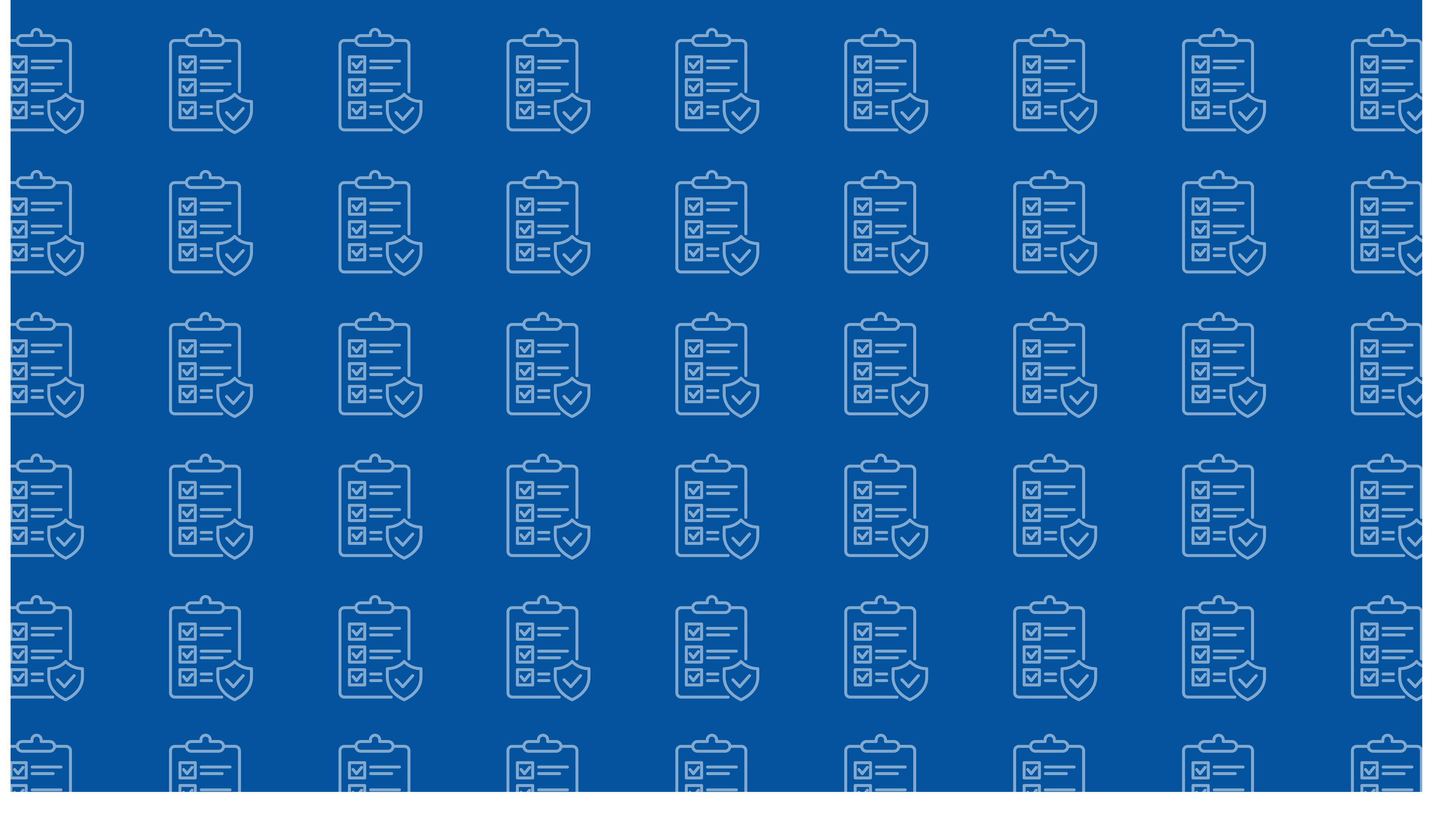 Illustration of a checklist and a seal
